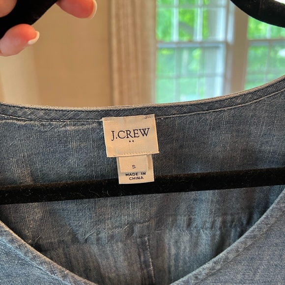 Great, versatile Small denim J. Crew Dress with matching belt. - Picture 4 of 8